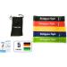 Buy Resistance Exercise Loop Bands Set - Includes Instruction Manual & Carry Bag | International Shipping Available - Buy Online on GoSupps.com