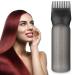 COMNICO Root Comb Applicator Bottle 6 Ounce Hair Color Dispenser Scalp Brush Cap Cover Portable Plastic Hair Dye Oil Applying Applicator with Graduated Scale (Black)