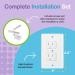 WONDERKID Self-Closing Electrical Outlet Covers - Baby Proofing - White (4 Pack) - Buy Online on GoSupps.com