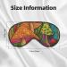 Mushroom Painting Sleep Mask | Adjustable Blackout Eye Covers for Men & Women | Ideal for Sleep & Travel - Buy Online on GoSupps.com