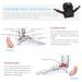 Breathable Adjustable Compression Ankle Brace | Support for Sprains Achilles Tendonitis & Plantar Fasciitis - International Shipping Available - Buy Online on GoSupps.com