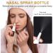 JORTMRD 6-Pack 30ml Empty Glass Nasal Spray Bottles - Refillable Fine Mist Sprayers with Funnel & Blank Labels for Perfume & Salt Water - Buy Online on GoSupps.com