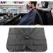 Barber Cape Kit Black Hair Cutting Cape with Neck Duster Brush for Salon Adults Hair Styling FIT Neck Round Neck Skin Friendly Edge Sewing - Buy Online on GoSupps.com