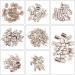 SUNNYCLUE 160pcs Glue Barrel Tube End Caps Crimp Cord Ends Connectors - Jewelry Making Supplies - Buy Online on GoSupps.com
