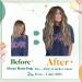 Easyouth Real Hair Wire Extensions 18 Inch Ombre Brown to Blonde 80g - Natural Invisible Fish Line Hair Extensions - #6/60/6 - Buy Online on GoSupps.com