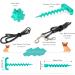 Dog Tie Out Cable & Stake Set with Spiral Ground Anchor & Chew Toy - Perfect for Camping & Backyard - Buy Online on GoSupps.com