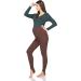 FUTURO FASHION Women's Maternity Fleece Lined Leggings | Over Bump Belly Support | Winter Cotton Pants | High Waisted Stretchy Comfort | Brown - Buy Online on GoSupps.com
