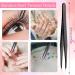 LLMSIX Rhinestones Picker Tool Dual-Ended Wax Pencil Pen Rhinestone Picker Dotting Pen Rhinestones Applicator with 4 Wax Tips and Twizzer for Gem Stone Jewelry Nail Art DIY Craft (Pink) - Buy Online on GoSupps.com
