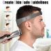 Adjustable Hair Trimming Guide & Neckline Shaving Template - DIY Self Haircut System | Easy Use Tool for Clean Straight Neck Hairline (Grey - Buy Online on GoSupps.com