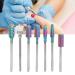 7 Piece Colorful Nail Drill Kit | Tungsten Steel Manicure Tool for Dead Skin Removal | International Shipping - Buy Online on GoSupps.com