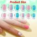 RosewineC 72 Pieces Girls Press on Nails - Full Cover Short False Fingernails for Kids - Nail Art Decoration Set - Buy Online on GoSupps.com