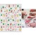 Christmas Nail Stickers 9 Sheets Self-Adhesive Nail Decal for Kids Cute Cartoon Nail Art Decoration Design Supplies - Buy Online on GoSupps.com