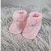 Royal Icon Newborn Baby Booties 0-3 Months - White Pink Pom Pom Booties | RI408 - Buy Online on GoSupps.com