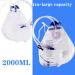 2000 ML Urinary Drainage Bag - Anti-Reflux Chamber 48" Tube Clips & Hook | International Shipping Available - Buy Online on GoSupps.com