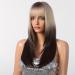 Testar Ombre Blonde Black Wigs for Women | Long Straight Layered Heat-Resistant Party Cosplay Wig - Buy Online on GoSupps.com