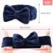 6 Pack Coral Fleece Spa Headbands for Women & Girls - Bow Makeup & Facial Headbands for Washing Face - Terry Cloth Headbands for Face Wash - Buy Online on GoSupps.com