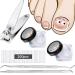 103 Pack Ingrown Toenail Correction Kit 100 Pieces Ingrown Toenail Corrector Strips 2 Pieces Ingrown Toenail File and Lifter and Nail Clippers for Men Women Foot Care