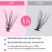 20D-C-07 Individual Eyelashes - 120 Clusters of DIY Extensions for Stunning Eyelash Looks at Home | 20D 0.07mm 14mm - Buy Online on GoSupps.com