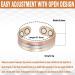 2.3 Inch Magnetic Ring for Women | Relieve Arthritis & Migraines | Weight Loss Benefits | Adjustable Magnetic Jewelry - Buy Online on GoSupps.com