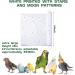 Shappy Universal Bird Cage Cover Skirt - White Nylon Mesh Net Guard for Parrots - 80 Inch & 118 Inch Options Available - Buy Online on GoSupps.com