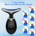 Facial Massager & Neck Red Light Therapy Tool | 7 Color LED Face Sculpting Device for Home Skin Care (Black - Buy Online on GoSupps.com