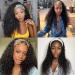 12 Curly Deep Wave Headband Wig 100% Human Hair for Black Women - Glueless None Lace Front Machine Made - 150% Density with Headbands (12 Inches) - Pack of 1 - Buy Online on GoSupps.com
