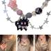 Oralgos Star Pendant Cat Trailer Necklace - Adjustable Chain Black Metal Alloy Trendy & Funny Jewelry - Buy Online on GoSupps.com
