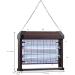 SUREZAP 20W Indoor Electric Bug and Fly Zapper Wooden Finish Effective Bugs Flies Mosquitoes Moths and Other Flying Insects - Buy Online on GoSupps.com