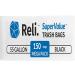 Reli. Easy Grab Trash Bags 55-60 Gallon (150 Count) - Made in USA | Heavy Duty Contractor Bags for 50-60 Gallon Bins - Black (Pack of 1) - Buy Online on GoSupps.com