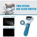 Professional Electric Foot File Callus Remover | Rechargeable Pedicure Tool for Smooth, Soft Feet | Includes 2 Coarses | Blue - Buy Online on GoSupps.com