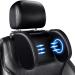 Adjustable Neck Support Pillow for Kids - Leather Car Headrest with Telescopic Rod & Sliding Clips - Buy Online on GoSupps.com