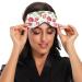 Haskirky Light Blocking Eye Mask | Adjustable Unisex Travel & Meditation Mask | Office Deep Sleep Aid | Strawberry Floral Design - Buy Online on GoSupps.com