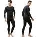 TSLA Men's Microfiber Soft Fleece Lined Thermal Underwear Set - Black X-Large - Buy Online on GoSupps.com