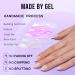 Bartbox Almond Press on Nails - Short White Glossy Fake Nails | 30 Pieces of Sheer Artificial Fingernails for Women & Girls - Buy Online on GoSupps.com