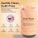 Datum Labs Hair Wash & Scalp Brush | 8 oz Sulfate-Free Hair Cleansing Cream for All Hair Types | Natural Color Protectant Cruelty-Free Alternative to Shampoo & Conditioner - Buy Online on GoSupps.com