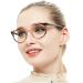 OCCI CHIARI Bifocal Reading Glasses with Clear Top Blue Light Blocking Readers Women 1.0 1.5 2.0 2.5 3.0 3.5(200+ Brown)