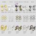 LolliBeads 1900Pcs Jewelry Making Kit: 5 Colors, 150 Lobster Claw Clasps, 1250 Jump Rings, 500 Fold Over Cord Ends - MixColor Findings- JumboKits - Buy Online on GoSupps.com
