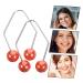 1 Pair Dimple Trainer - Face Dimples Exerciser & Maker - Cheek Shaper Clip - Red - Buy Online on GoSupps.com