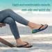 Mnsruu Golf Ball Tee Green Leaves Flip Flops | XL Sandals for Men & Women | Comfortable Travel & Spa Slippers - Buy Online on GoSupps.com