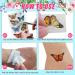 81 Colorful Butterfly Temporary Tattoos for Kids and Girls - Waterproof Party Decorations (10 Sheets) - Buy Online on GoSupps.com
