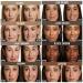 ALLROSE Eyebrow Stamp and Stencil Kit - 20 Brow Stencils, Waterproof Dark Brown Brow Trio for Perfect Bushy Eyebrows - Buy Online on GoSupps.com
