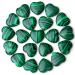 MAIBAOTA Malachite Healing Crystals Gemstones Pocket Gifts Heart-Shaped Nature Spiritual Energy for Women Men Reiki Divination Balancing Yoga Meditation 10PCS