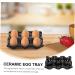 LABRIMP 1 pc Reusable Convenient Practical Bracket Lightweight Container Household Frosted Creative Black 14.5X9.8X3.2CM Black - Buy Online on GoSupps.com