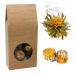 Cross tea - 10 x tea blower/tar rose fruity green tea with a great flower look - tar lunches with white tea tips and marigold flowers - Golden Fortune Balls Gift