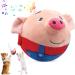 Moving dog toy ball plush toys active movable pet plush toys non-toxic bite-proof toys ball active moving pet plush toy for pet training ball (C)