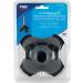 Carex Health Self Standing Quad Cane Tip - Non-Slip Rubber Base for Stability - Black, 1 Count - Buy Online on GoSupps.com