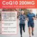 CoQ10 200mg + PQQ Softgels with Organic Olive Oil | High Absorption Antioxidant for Heart Health | Immune Support & Energy Production | 120 Servings - Buy Online on GoSupps.com
