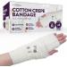 Cotton Crepe Bandages 5cm x 4.5m - Pack of 6 | Premium Quality Wraps - Buy Online on GoSupps.com