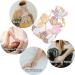 NAANLE 2L Hot Water Bottle with Cover - Watercolor Tulip Flower Pattern for Pain Relief & Heat Therapy - Buy Online on GoSupps.com