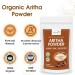 Buy Organic Aritha Powder | Pure & Natural Soap Nut Powder for Hair & Skin | Chemical-Free Reetha Powder (114g - Buy Online on GoSupps.com
